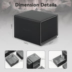 Dice Tray & Dice Tower Storage Box, 3 in 1 Dice Holder Case, Leather Magnetic - Image 6