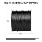 Copper Jewelry Wire Craft 262FT 24 Gauge Metal Wire - Image 2