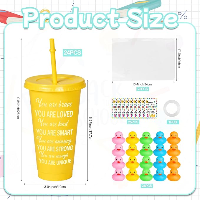 Cinrobiye 24 Pack End of Year Classroom Gifts Bulk Summer Party Favors School - Image 2
