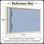 Cottage Blue Bulletin Board Roll Non-Woven Fabric Poster 16in X 40ft | Back to - Image 3