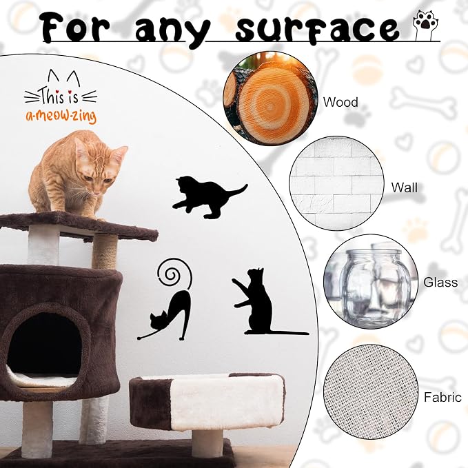 Marspark 66 Pcs Small Stencils for Crafts Reusable 3 Inch Stencils for Painting - Image 3