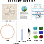 DIY Punch Needle Kit for Beginners, All-in-One Embroidery Starter Set for - Image 3