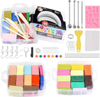 CiaraQ 60-Color Polymer Clay Oven Bake Modeling Kit | 12 sculpting tools - Image 2