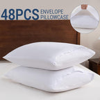 White Pillowcases Queen Size 48 Pack - Image 5