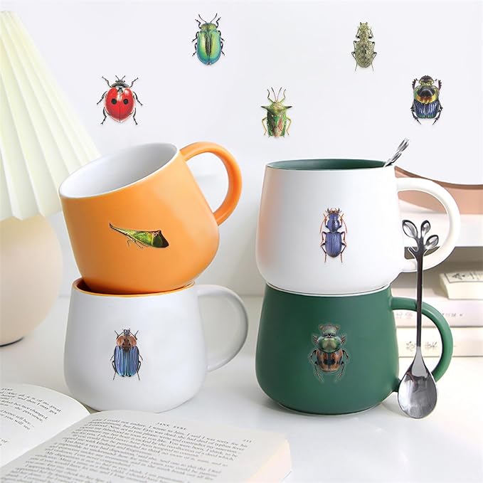 Bug Decals, Realistic Transparent Insect PET Sticker, Waterproof Bug Stickers - Image 5
