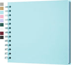 Yopih 7x7 Inch DIY Scrapbook Photo Album, Hardcover Kraft Paper Acid-Free by Yopih