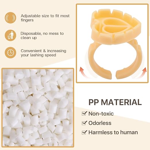 Pretty memory 150 Pcs Glue Rings - Image 4