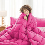 MUXHOMO 7 Pieces Oversized King Comforter Set, Reversible Bed in a Bag - Image 4