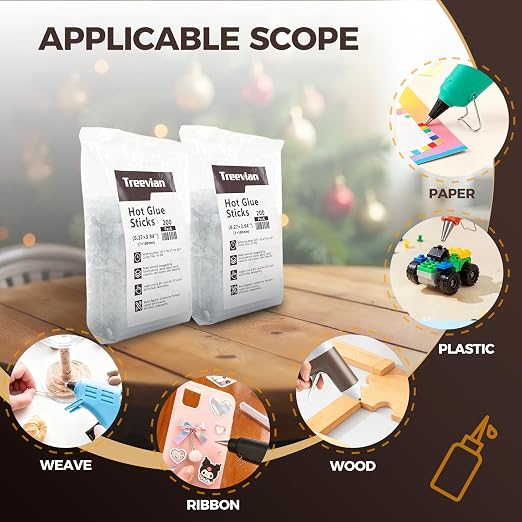 Mini Hot Glue Sticks 600PCS, Diameter 0.27 Inch, Length 4 Inches - Image 6