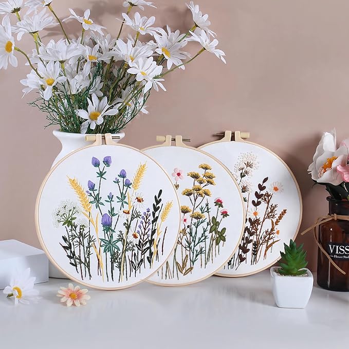 RidaaFri Embroidery Kit for Beginners, Hand Embroidery Practice Kit - Image 7