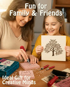 Linocut Tools Block Printing Kit: Deluxe Stamp Carving Printmaking Kit Supplies - Image 7