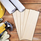 12 Pack Basswood Sheets for Crafts 12 x 4 x 1/8 Inch-3 mm Thick Unfinished - Image 6