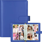 A5 Kpop Photocard Binder, PU Leather 6-Ring Album by WITHYU
