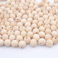 12mm Wooden Beads for Craft, Bead Garland, Farmhouse Decor by Modpion