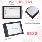 8 Pcs Shadow Box Frame, 4 x 6 Inch 3D Shadow Boxes Display Cases 1.2in Depth - Image 2