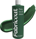 Fabricoat Green Fabric Upholstery Paint & Dye | 250ml / 8.5 fl oz | Green by Fabricoat
