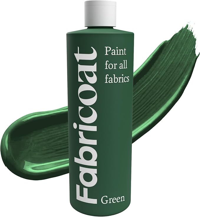 Fabricoat Green Fabric Paint For Arts, Crafts & DIY Projects | 125ml / 4.2 FL by Fabricoat