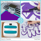Aoder Dark Purple Heat Transfer Vinyl - Image 3