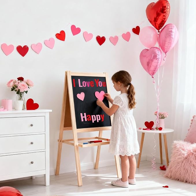 FYSUIMU 134 Pcs Valentine's Day Bulletin Board Letters Alphabet Number Symbol - Image 5