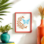 6pcs Bouquet Rose Stencil for Painting Flower Template for Craft Reusable DIY - Image 5