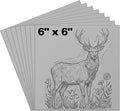 Yeaqee 4 Pcs 6 x 6 Inch Linoleum Block Rubber Carving Block Soft Linocut Blocks by Yeaqee