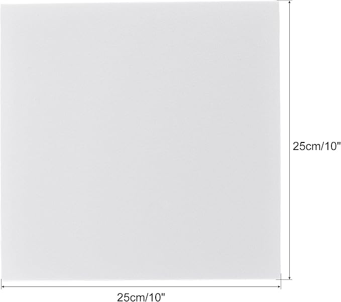 uxcell White EVA Foam Sheets 10 x 10 Inch 3mm Thickness - Image 2