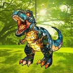 Fierce T-rex Acrylic Suncatcher Stained Glass Effect Window Car Hanging - Image 3