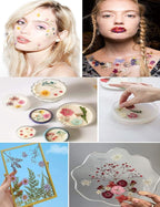 150PCS Blue Dried Pressed Flowers - Image 3