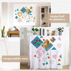 Buryeah 1 Pcs Quilt Design Wall Fabrics 108 in x 60 in - Image 5