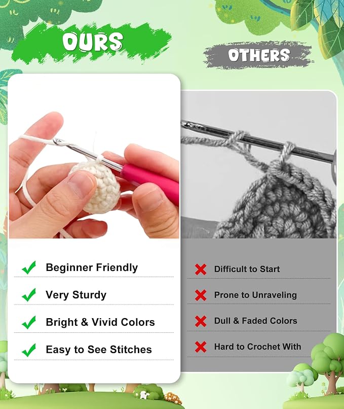 Totiro Crochet Kit for Beginners, Chicken Amigurumi Starter Kit, Easy DIY Craft - Image 3