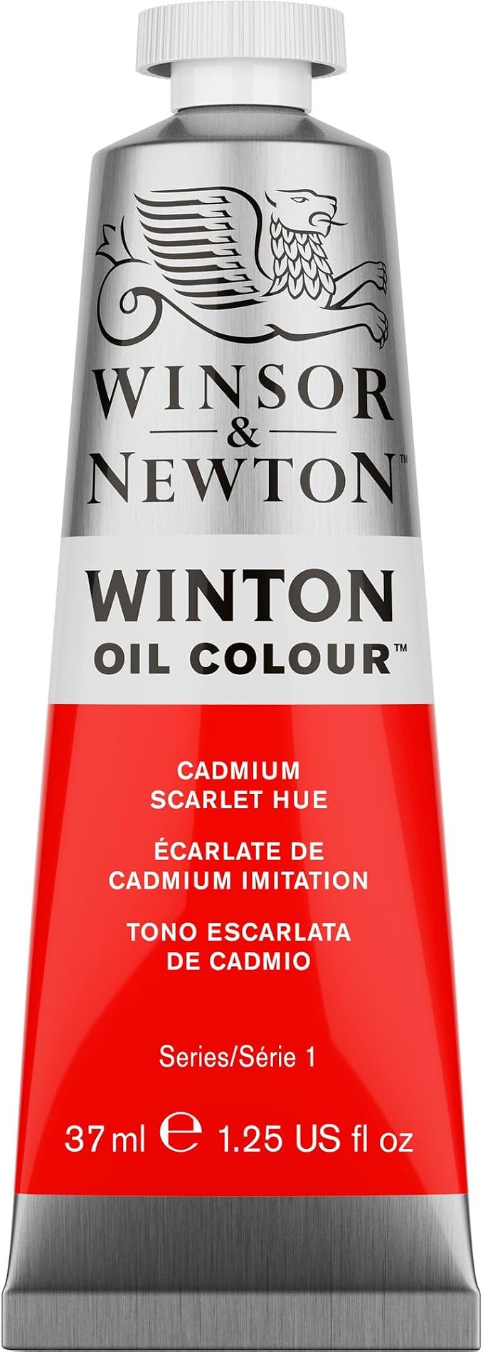 Winsor & Newton Winton Oil Color, 37ml Tube, Cadmium Scarlet Hue - Image 12