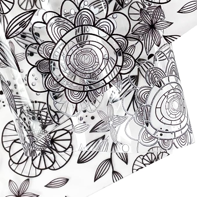 ONEART | Printed TPU Jelly Faux Leather 12 x 53 inches Transparent Clear Jelly - Image 2