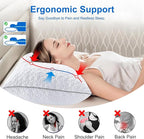 Cooling Pillows King Size Set of 4, Shredded Memory Foam Pillows, Adjustable - Image 5