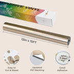 HTVRONT Matte Champagne Gold Metallic Vinyl - Image 2