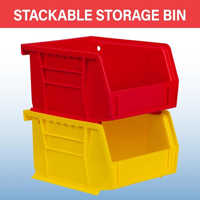 Akro-Mils 30210 AkroBins Plastic Storage Bins, Space-Saving Stackable Bins - Image 4