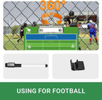 WISYOK Football Clipboard for Coaches, Dry Erase | Double Sided, for Football - Image 3