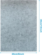 6 Pcs, 8 x 12 Inch Grey Felt Sheets, 2mm Thick | Felt Fabric - Image 3