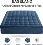 EASELAND Twin Size Mattress Pad Pillow Top Mattress Cover Quilted Fitted - Image 2