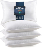 Utopia Bedding Bed Pillows Queen Size Set of 4, Down Alternative Pillows by UTOPIABEDDING