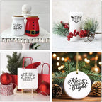 40 Pieces Christmas Word Stickers - Image 4