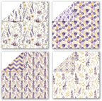Scrapbook Paper & Scrapbooking Supplies, Lavender 6x6 Double-Sided Patterned - Image 6