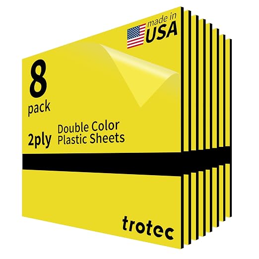 Trotec TroLase | 12"x12"x1/8", Guillotine | Made in USA by TrotecEngravingSupplies