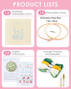 TINDTOP Punch Needle Kit, Daisy Punch Embroidery Kits - Image 2