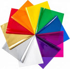 Colored Cellophane Sheets 120-Pack by FiestaWraps