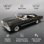 AMT 1967 Chevy Impala 4-Door Supernatural 1:25 Scale Model Kit - Image 3