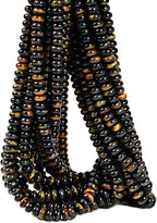 ICAI Beads Natural 5x8mm Rondelle Beads, Natural Abacus Disk Stone Beads Loose by CAI+YI+MING