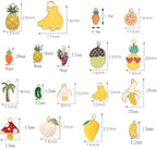 Bulk Gold Enamel Charms for Jewelry Making, Colorful Metal Charms Pendant for - Image 5