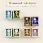 Lifewit Floating Shelves for Wall, Acrylic Display Shelf Wall Mounted for Figure - Image 5