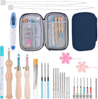 29 Pcs Punch Needle Embroidery Kit, Complete Set by Needbrock