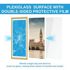Clear Acrylic Sheet Plexiglass Polycarbonate Plastic Sheet 1/8 Inch 24x36 | 3mm - Image 3